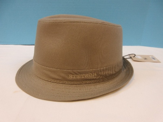 New Stetson Men's Travel Hat- Khaki Size XL, Retail $50.00