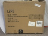 LZRS Classic Wooden Pet Gate 4 Panels Oak Quad Fold in Box