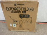 Navatiee L1 Extended Folding Wagon 6.3 Cubic Feet 220Lbs Capacity- NIB