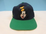 Disney Store Goofy Embroidered Baseball Cap Navy/Green Bill- One Size