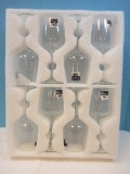 Set of 8 King Dealay Red Wine Crystal 8