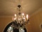 Opulent French Inspired 8 Light Candlestick Chandelier Bronze Patina Stunning Crystal Prisms