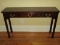 Traditional Cherry Finish Console Entry/Sofa Table w/3 Bail Handle Drawer Pulls 29