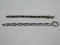 Lot 925 Sterling Silver Italy San Marco Bracelet & Link Design Bracelet