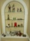 Lot Flameless Candle, Della Robbia Candle Pins, Royal Crown Derby Duck Figurine, Rabbit