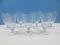 Set 7 Fostoria Crystal Chintz Etched Pattern 6