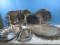 Lot Silverplate pcs. Oneida Large Clam Shell Server 18