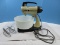 Cool Vintage Sunbeam Mixmaster Stand Mixer Model 12 w/ Pivoting Head and Large Milk