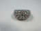 Sterling Silver Byzantine Dome Jewelry Ladies Designer Ring Makers Mark 