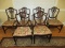 Refined Set 6 Lord & Taylor New York, NY Mahogany Hepplewhite Style Dining Chairs Intricate