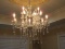 Exquisite 13 Candle Crystal Chandelier Luxurious Curvaceous Shape Arms Heavily Adorned