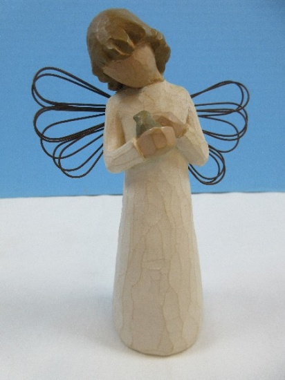 Demdaco Willow Tree "Angel of Healing" Resin Folk Art Sculpted 5 1/4" Figurine