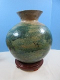 Southern Pottery Signed Joppa Mountain Pottery Dated '08 Bulbous Form 13