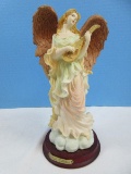 Original Artmart Seraphim Classic Marlo Collection Angel Playing Mandolin 10.5