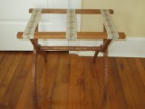 Wooden Luggage Suitcase Folding Rack