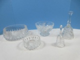 Lot Gorham Crystal Althea Pattern Vertical Cut 7 1/2