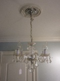 Petit Eye-Catching Crystal 4 Arm Chandelier Classic Interior Design