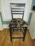 Post Modern Curved Ladder Back Counter Bar Stool Seat Height 27