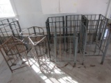 9 Metal Frame Garden Landscape Plant/Tree Cages Weathered