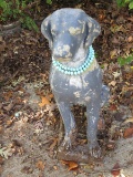 Concrete Garden Dog Statue 28