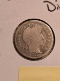1898 Early Silver Barber Dime 90% Silver Philadelphia No Mint Mark