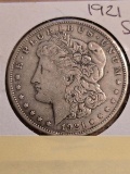 1921-S Morgan Early Silver Dollar San Francisco Mint 90% Silver