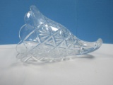 Shannon 24% Lead Crystal Cornucopia Horn of Plenty Giftware Collection by Godinger