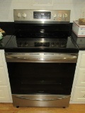 Frigidaire Gallery Stainless Free Standing Self Cleaning Electric Convection Range, 5 Burner Glass