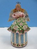 Adorable Signed Jim Shore Folk Art Heartwood Creek Collection 