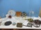 Lot Pressed Glass Apothecary Jar General Store Counter Top Approx. 10
