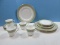 19pc Royal Doulton English Fine Bone China Sonnet Pattern Circa 1971-98, 5pc Place Setting for 3