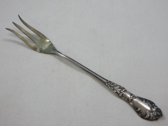 Sterling Silver Lemon Wedge Fork- Wgt. 13.51G+/-. Monogram on Back