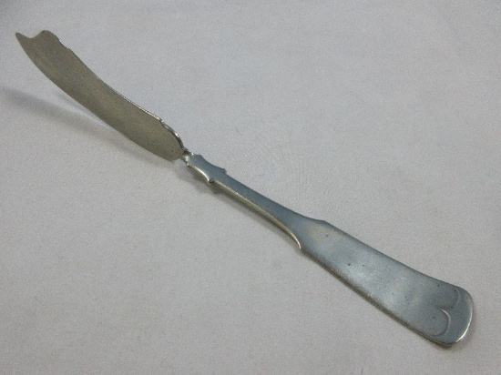 Coin Silver Master Butter Knife w/Hallmarks