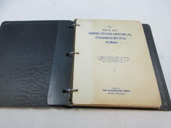 Awesome US of America Historical Commemorative Album Circa 1948 w/Single & Block Plate