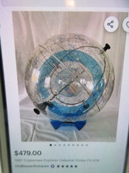 Rare Find Trippensee Transparent Explorer Celestial Globe Model CG-616- NIB