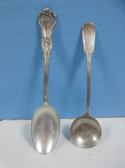 2 Sterling Silver Spoons Lunt Memory Lane & Other- Wgt. 44.46G+/-