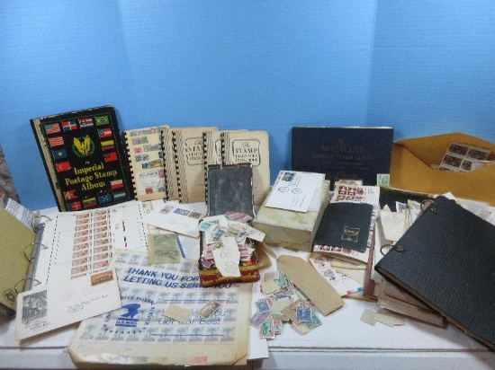 Incredible Stamp Collection Block Stamps, Sheets of Postage Stamps, Post Marked Stamps &
