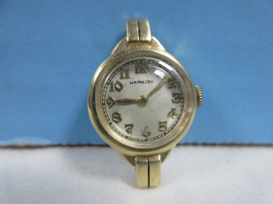 Hamilton Ladies Watch 14K Solid Gold Case