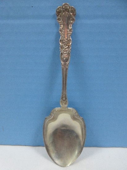 Antique Gorham Sterling Silver Patent 1900 Buttercup Berry Spoon Serving Spoon 7 3/8"- Wgt. 50