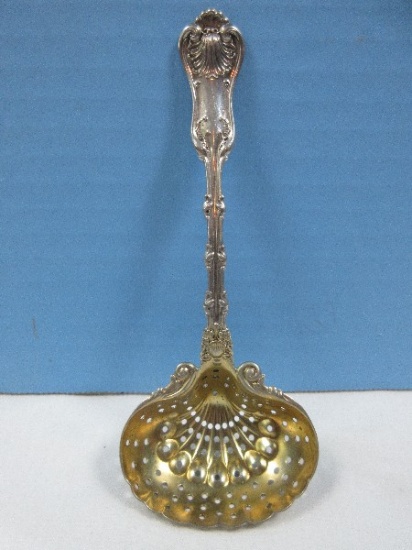 Sterling 1893 Pat. Whiting Mfg. Co. Imperial Queen Sugar Sifter Spoon- Wgt. 28.64G+/-