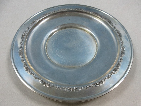 Gorham Sterling Silver 986 Buttercup Pattern 8 5/8"D Sandwich Plate- Wgt. 160G+/-