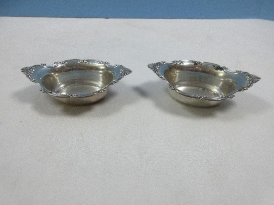 Pair Gorham Sterling Silver Strasbourg Nut/Bon Bon Bowl- Wgt. 41.51G+/-, 3 7/8" x 2 1/2" x 1 1/8"
