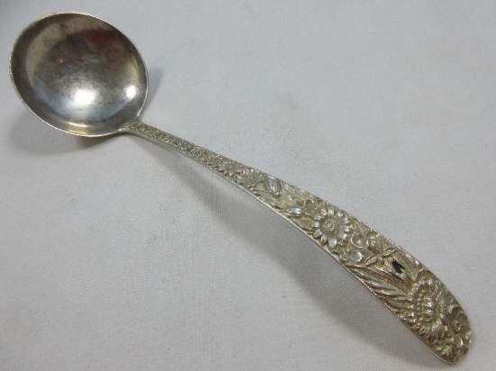 S. Kirk & Son Inc. Sterling Silver Repousse Pattern 5 3/8" Mayonnaise Ladle- Wgt. 31G+/-