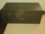 Rare Find 1949 Doehler Military Foot Locker w/Tray, US Army- Sought After Piece of Americana