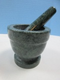 Green Marble Mortar & Pestle