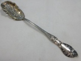 Blackinton & Co. Sterling Silver Azalea pattern 1902 Olive Spoon 6 1/2
