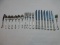 19pc Towle Sterling Silver Old Master Pattern 1942 Scalloped Edges, Scrolls & Understated Flower