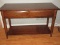 Modern Entryway Console Sofa Table w/ 2 Drawers and Base Shelf