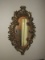 Regal Rococo Style Ornate Frame Oval Wall D‚cor Mirror Antiqued Gilt Patina Scrollwork &