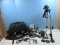 Canon EOS Digital Rebel XT w/Built-In Flash,2 Zoom Lens,Filter,Battery,Charger,Tripod & Bag